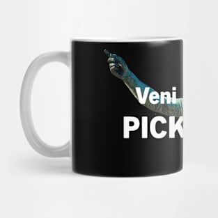 Pickleball Veni Vidi Vici Caesar Victory Statue Mug